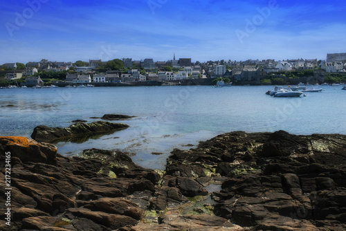 Cuadro en lienzo la ria du Conquet dans le Finistère