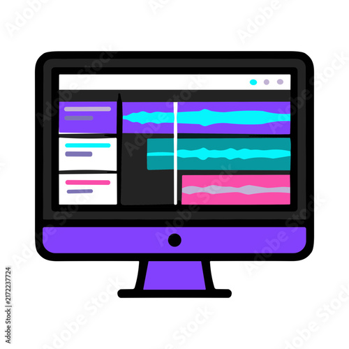 Canvastavla Computer screen displaying digital audio workstation software interface with wav