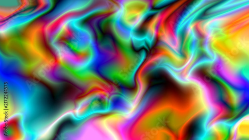 Abstract vibrant colorful wave marble texture 