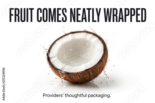 Divine Design Poster Illustrating God’s Miracle in Fruit Creation and Packaging