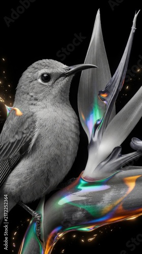 bird in flight