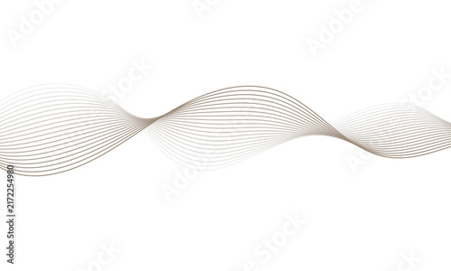 Abstract flowing lines graphic with smooth wave pattern for modern digital background design.