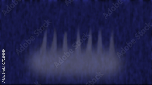 Abstract Blue Background with Soft Vertical Light Beams and Atmospheric Glow