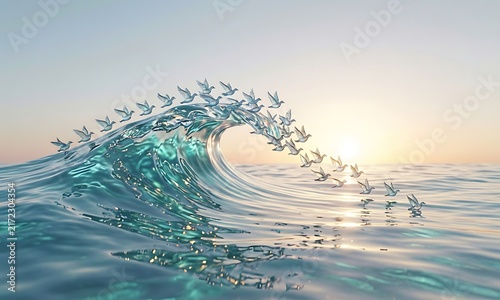 wave of water