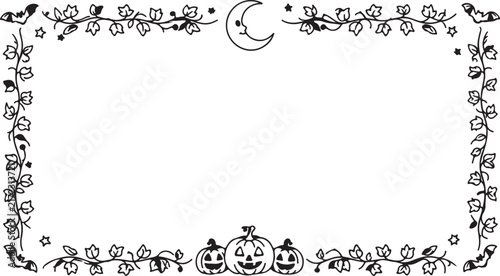 Halloween cartoon characters set