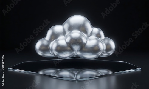 crystal glass sphere