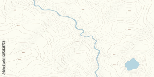 Abstract circular topographic map contour lines background with elevation circles mountain map terrain lines altitude circles geographic topography cartography abstract background
