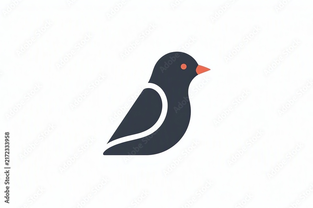 Fototapeta premium vector illustration of a bird