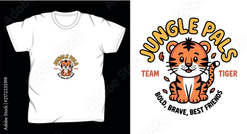 Cat graphic vector art t-shirt design print template