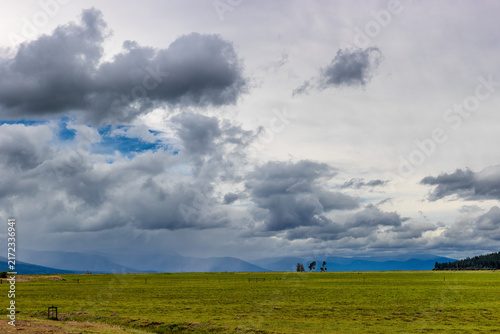 Beautiful high desert Klamath Basin in rural Oregon, USA