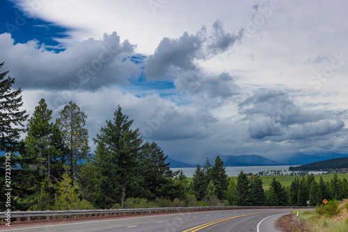 Beautiful high desert Klamath Basin in rural Oregon, USA