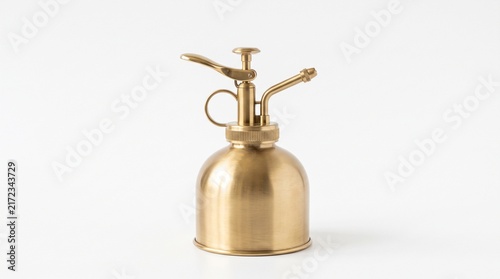 antique brass oil lamp