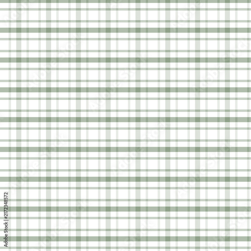 Seamless Light Green White Checkered Fabric Pattern