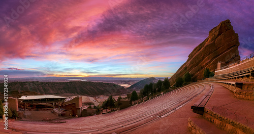 Sunrise Panoramic Red Rocks
