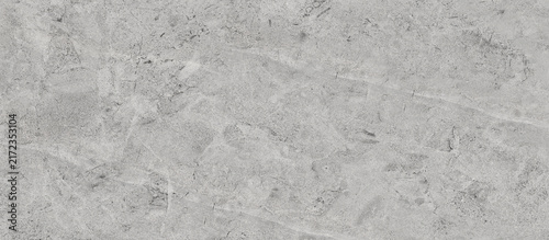 Canvas Print Dramatic grey marble slab texture with prominent white calcite veins, high-resolution photo of natural polished stone surface for luxurious interior cladding, furniture, and countertops