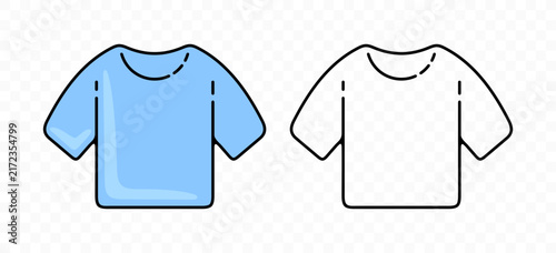 A stylized t-shirt apparel vector illustration featuring modern design elements. Perfect for fashion graphics, clothing branding, garment mockups, and creative merchandise design.