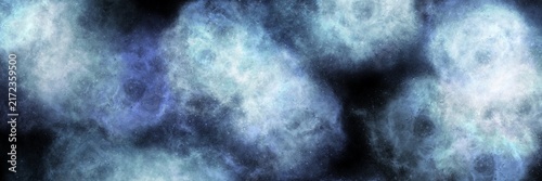 Soft grey and bright white smoky haze on a black background. Wide abstract banner for clean, minimal, and ethereal dark backgrounds.
