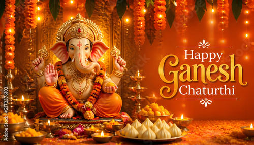 Ganesh Chaturthi background