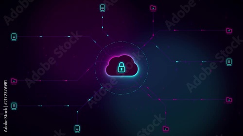 Digital Cloud Security and Data Network Connection
