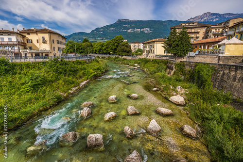 Foto Italien, Rovereto, Trentino: a town on the Leno River