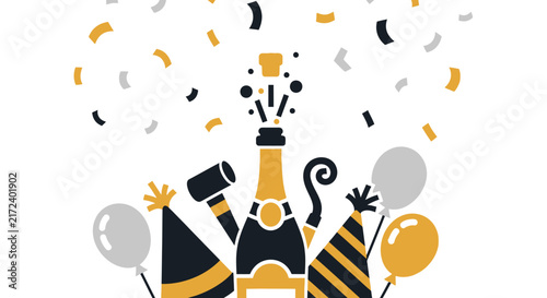 Celebration Party Elements Confetti.