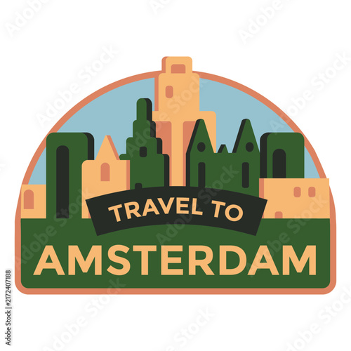 Photography Amsterdam travel to amsterdam sticker