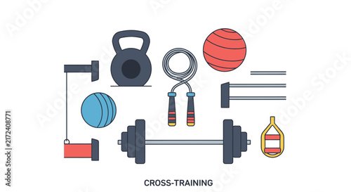 Cross training workout equipment.