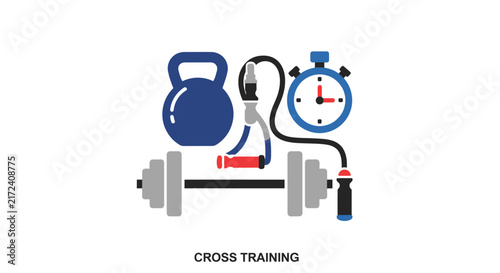 Cross training workout equipment.