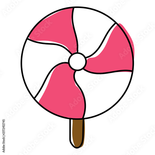 Candy sugarplum flat