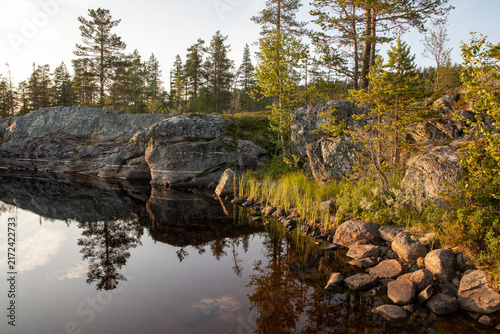 Rollagstjonn in Trillemarka-Rollagsfjell Nature Reserve, Norway