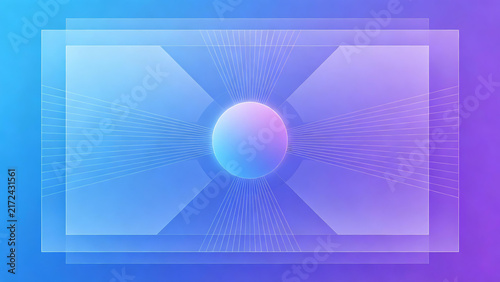 blue and purple gradient technology light effect geometric background