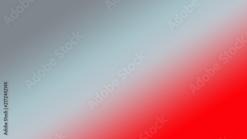 Abstract smooth gradient background with soft transition from grey to vibrant red color