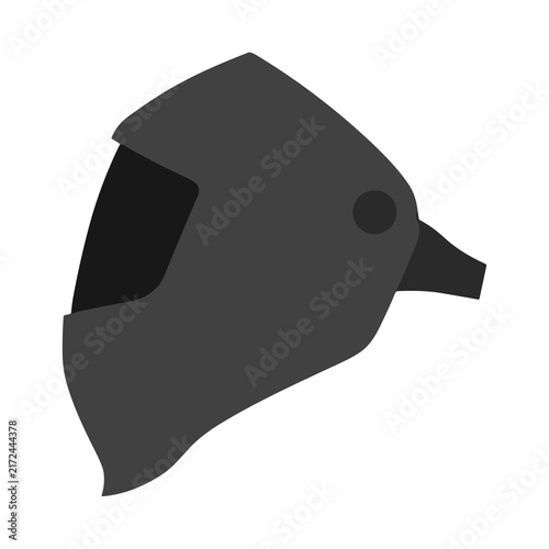 Dark Motorcycle Helmet