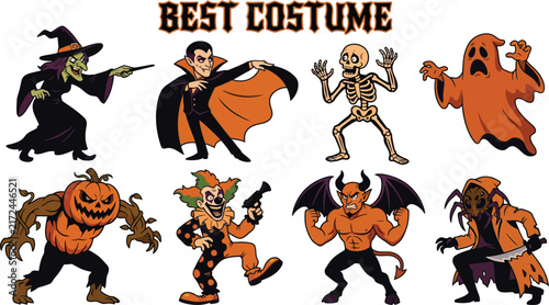 Foto A spooktacular halloween collection discovering the most creative and frightful