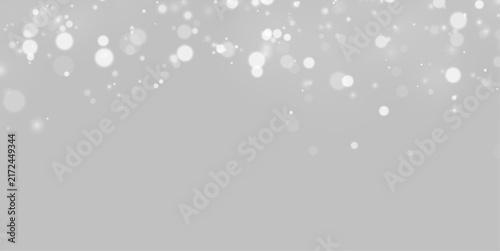 Bild auf Leinwand Glowing white dust fills the scene