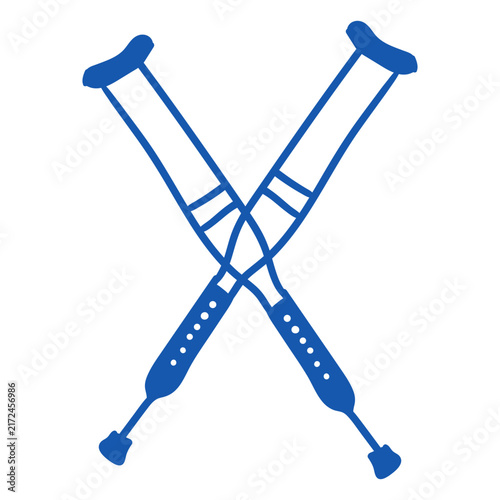 Foto Nurse equipment crutches