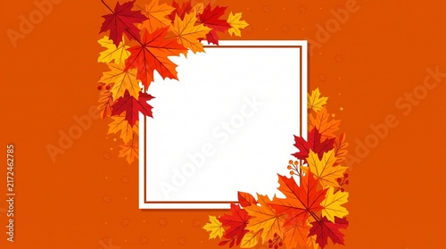 Autumn leaf collection vector icons set.