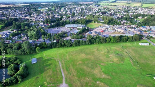 Tain Aerial View Of Northern Scotland Town