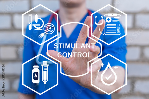 Принти на полотні Health care сoncept of stimulant control
