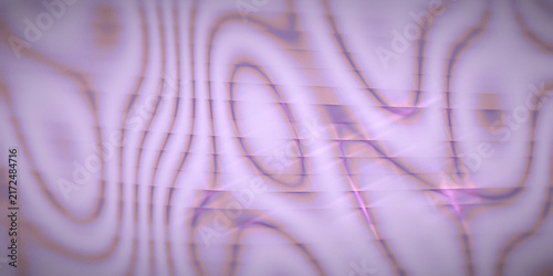 Fotografía Purple marble veins flow through layered light strata in a gradient composition with an op art kinship