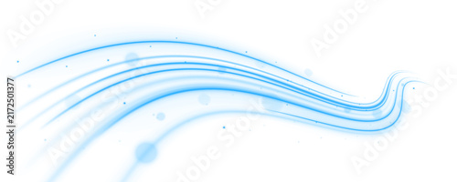 Cold blue streaks flow forward. Sharp highlights emphasize fast motion. PNG artwork creates a clean futuristic speed effect.

