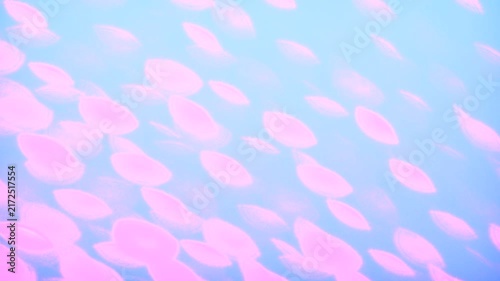 Red dots crazy fast party lights abstract background