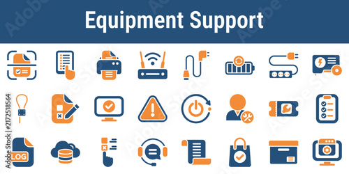 Icons for setting testing troubleshooting and securing polling place equipment. Useful for election operations manuals tech support dashboards and poll worker training materials