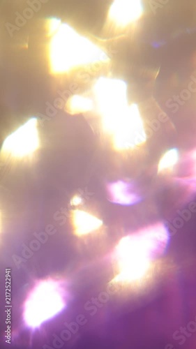 Vertical holographic colorful glowing art shiny design