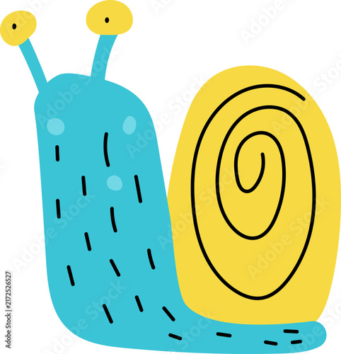 snail cartoon character