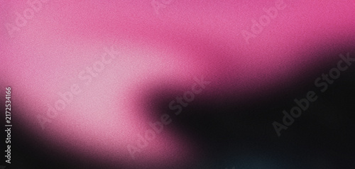 Abstract pink light leak on black background, soft neon glow with grainy film texture, vibrant magenta bokeh flare for overlay, ethereal colorful light effect for creative photo editing.