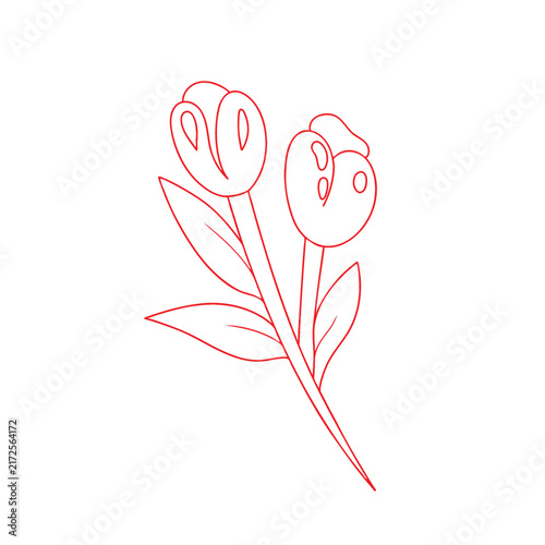 Coloring flowers