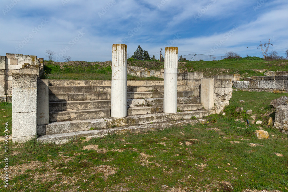 Fototapeta premium Ruins of Ancient Macedonian capital Pella, Greece
