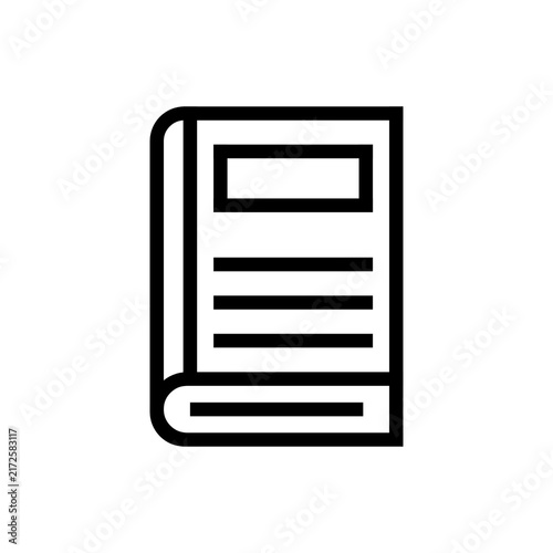 Minimalist blank document icon with three horizontal lines for text placeholder design elements