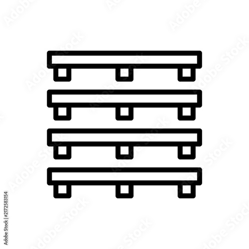 Modern minimalist three-line hamburger menu icon for UI UX design and mobile app navigation